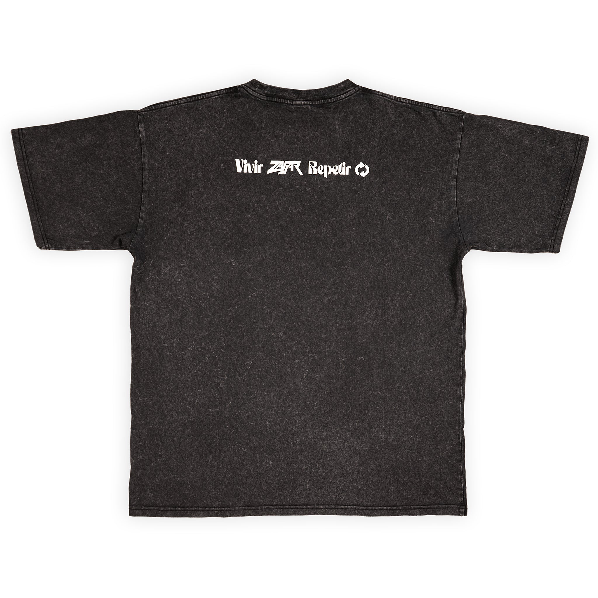 VIVIR ZAFAR REPETIR // Negro Stonewash