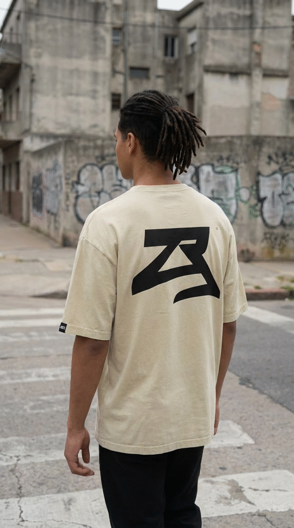 firefly gemini flash realistic photo of the same male model from behind, in an urban street setting, weari 134598