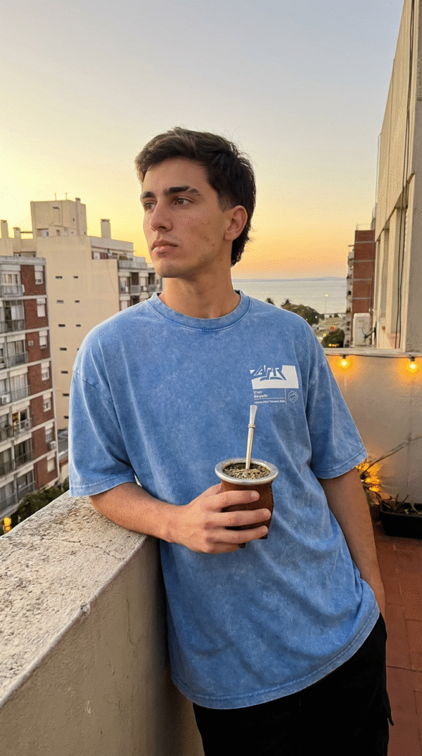 firefly gemini flash realistic photo of the same young male model with uruguayan features, wearing the ove 134598